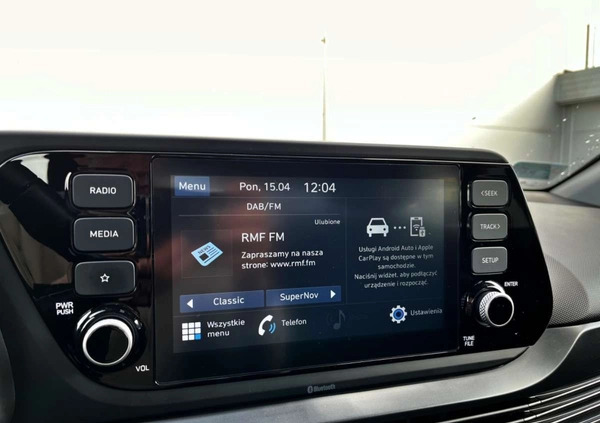 Hyundai i20 cena 59900 przebieg: 58945, rok produkcji 2020 z Ciechanowiec małe 596